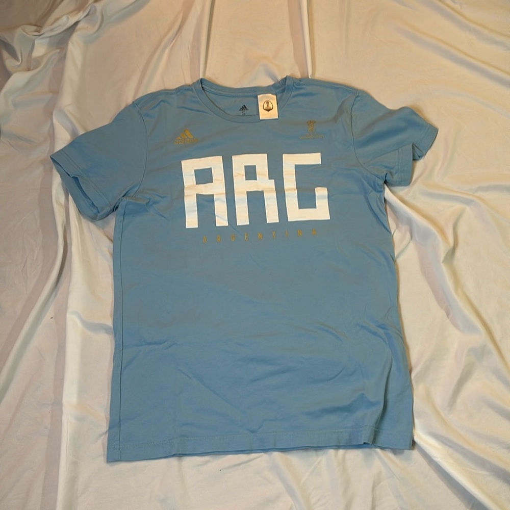 FIFA 2018 World Cup official licensed adidas Argentina team tee